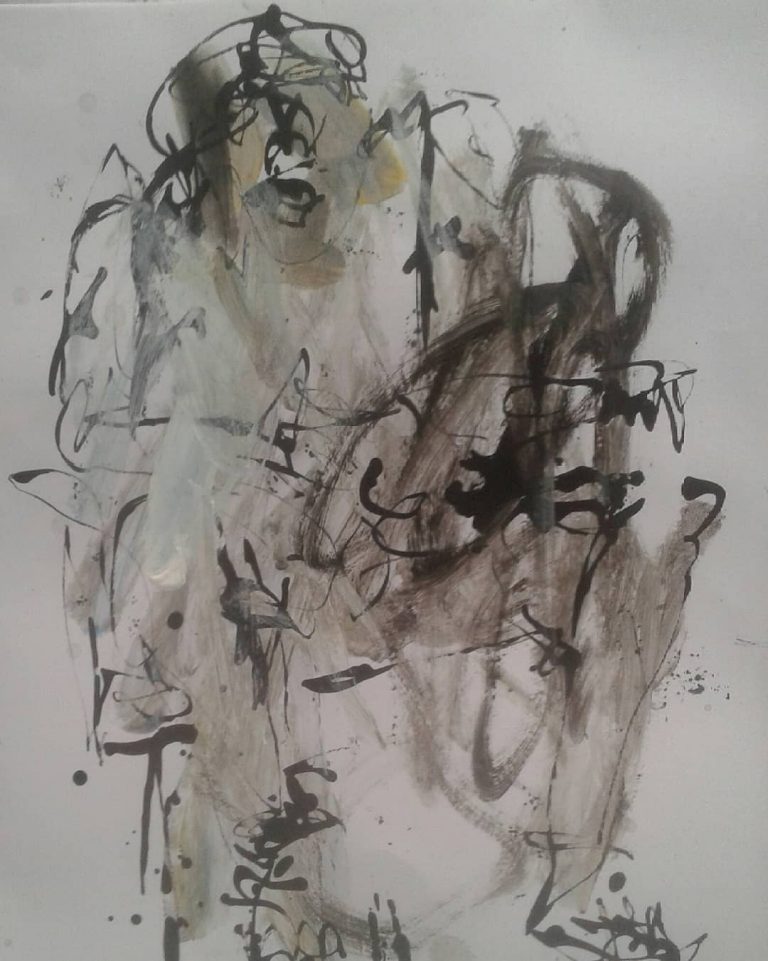 Figuratif,Tinta On Papper,A3,2019