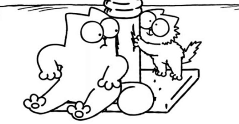 Scratch Post – Simon’s Cat – We Love Cats and Kittens