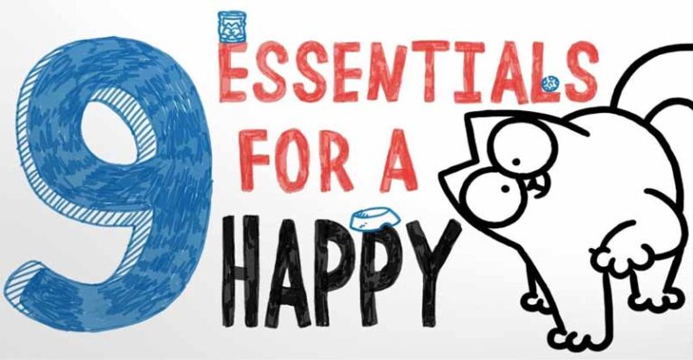 9 Essentials for a Happy Cat! – Simon’s Cat Collection – We Love