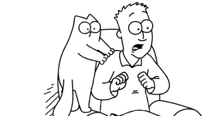 Armchair Fan – Simon’s Cat – We Love Cats and Kittens