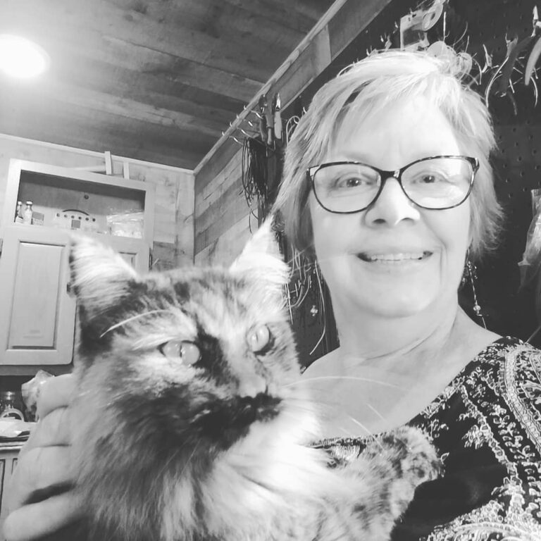 My assistant for the day! Pistachio (Stashie) and I are working on