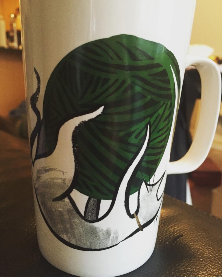 My favourite mug from with my favourite coffee … Christmas blend