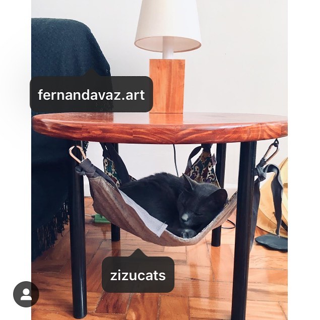 Filippo na linda mesa com direito a uma rede para o filho de patas .