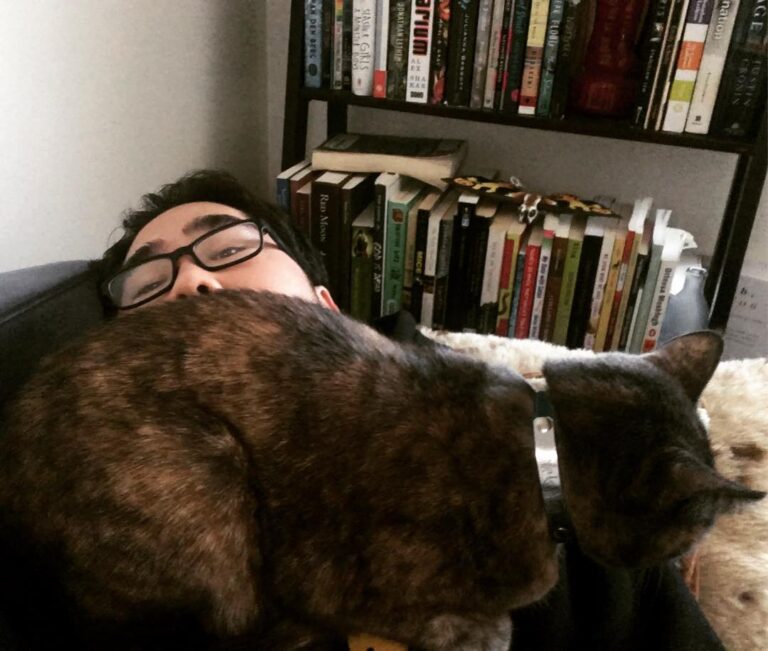 Oh, you have work to do? I’ll just stick my butt in your face.