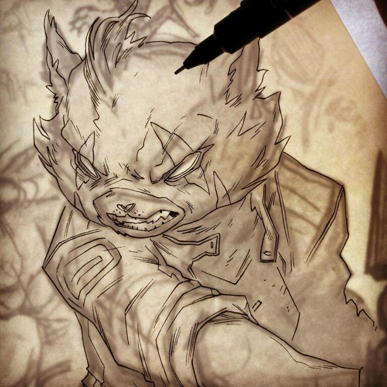 The angry one… OTOMO drawing by – What could this be for? – –