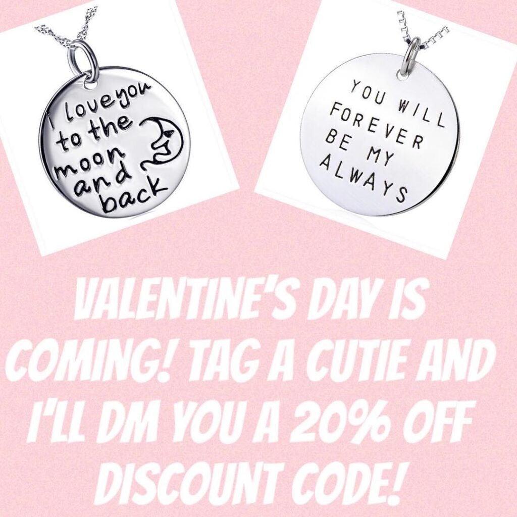 Say it with one of these cute sterling silver necklaces