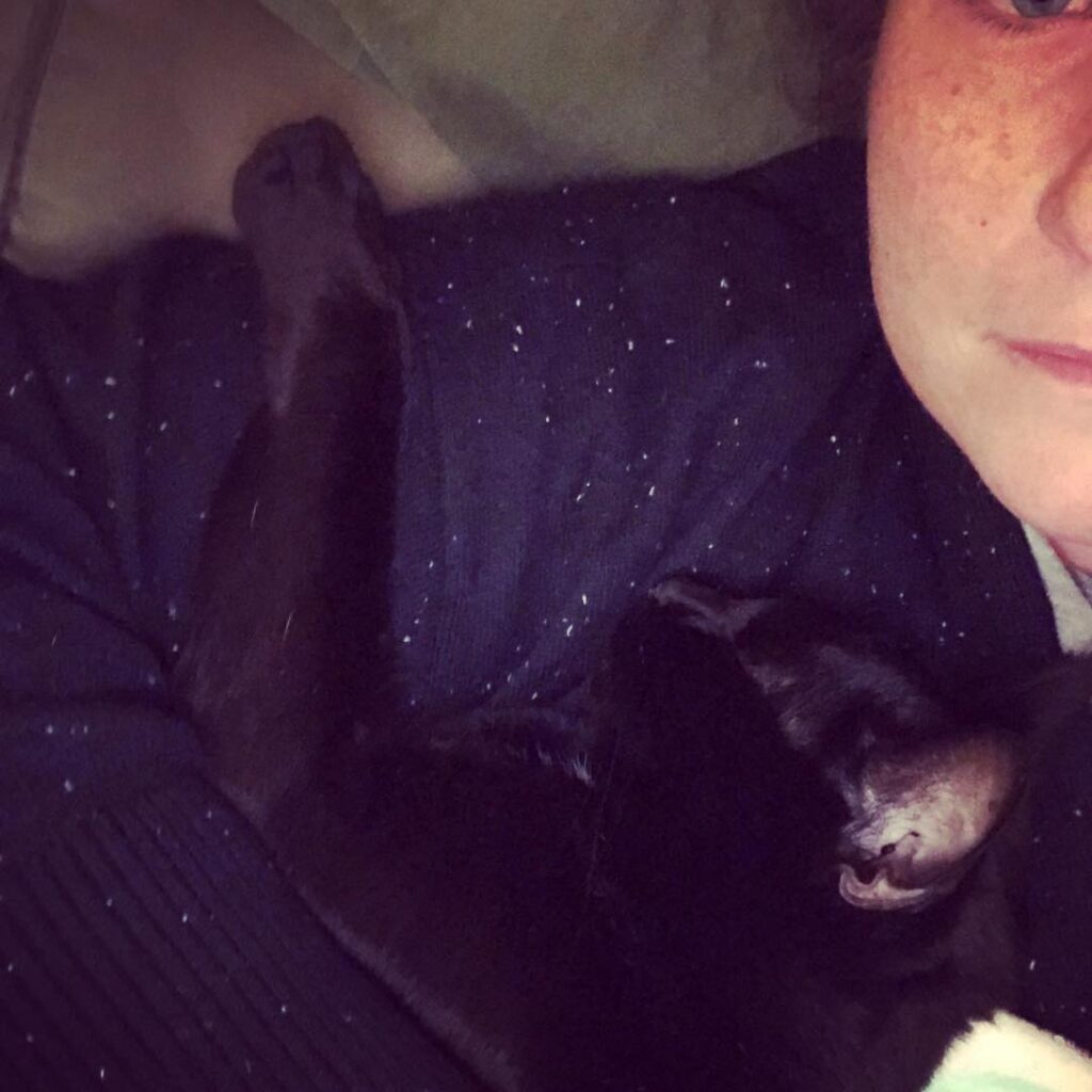 Somebody is really happy I’m home