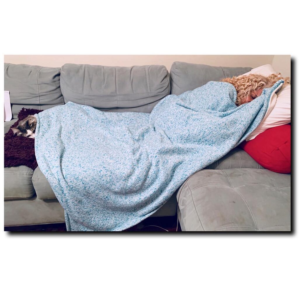 Cat napping, aka, napping with your cat. . . . . . . . . . . . . . .