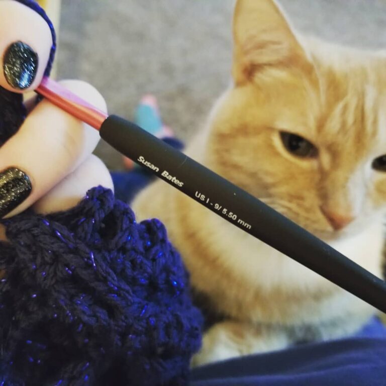 Mom loves to crochet. I love to mom.
