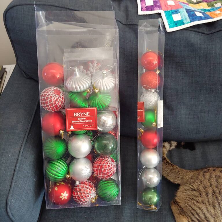 So im takin the Christmas tree down and im missing 1 small ball and