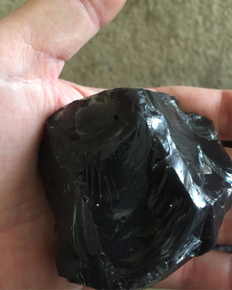 My precioussss. Black Obsidian. Found while digging around in my