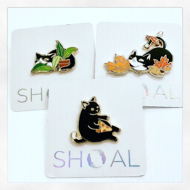 New Enamel Pins in puurrfect time for . . . . .