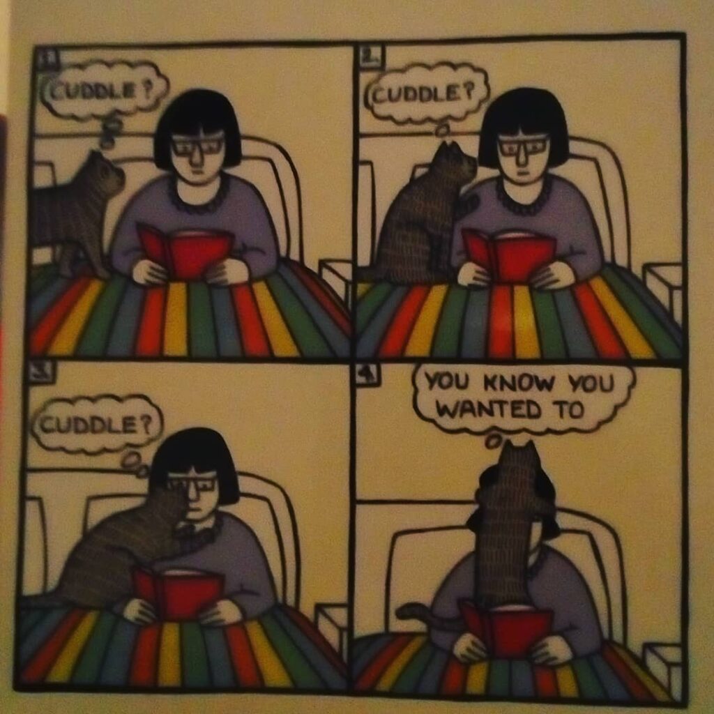 Received this card today currently having this situation with Garfield