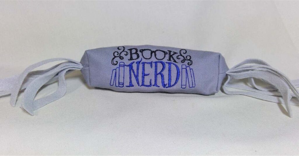 Book Nerd catnip kicker toy! www.etsy.com/sh