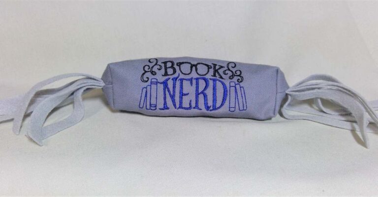 Book Nerd catnip kicker toy! www.etsy.com/sh