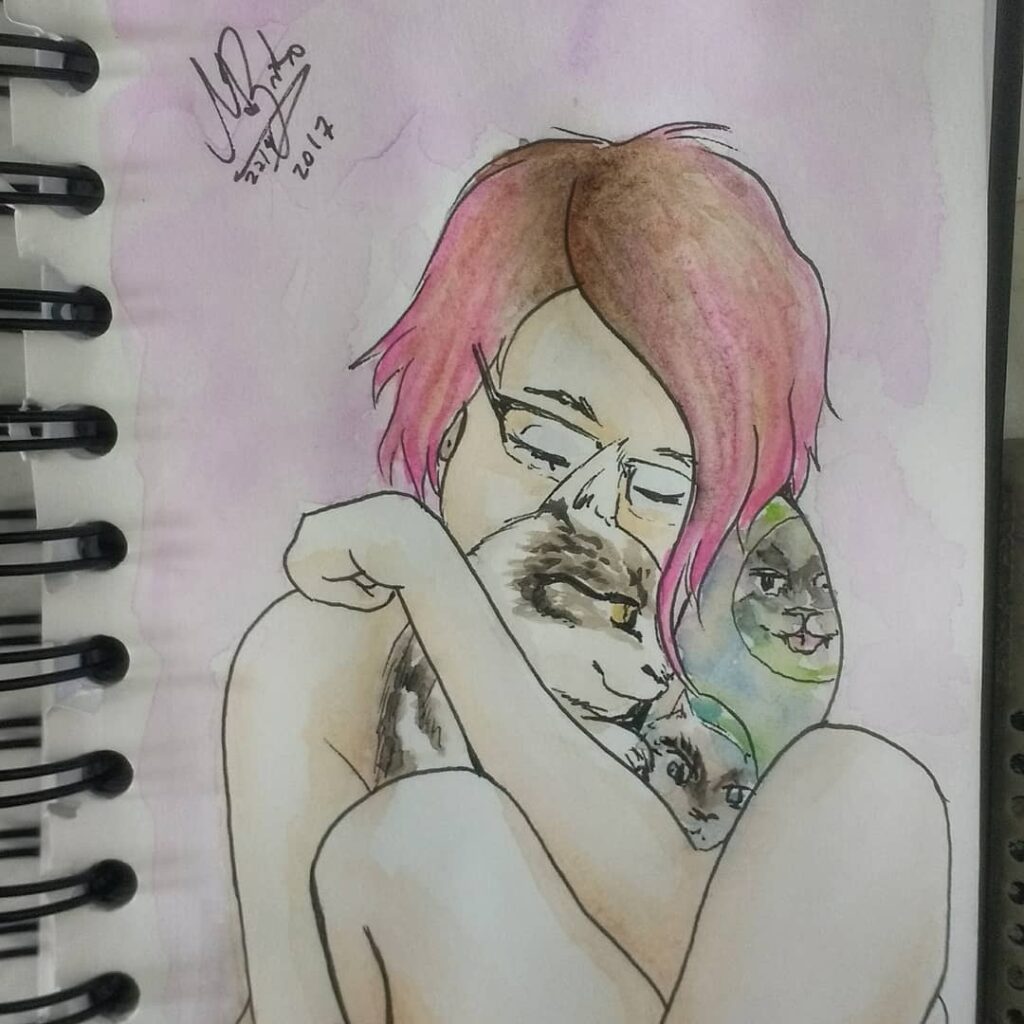 Old drawing because today I’m taking sometime to relax, but I’d