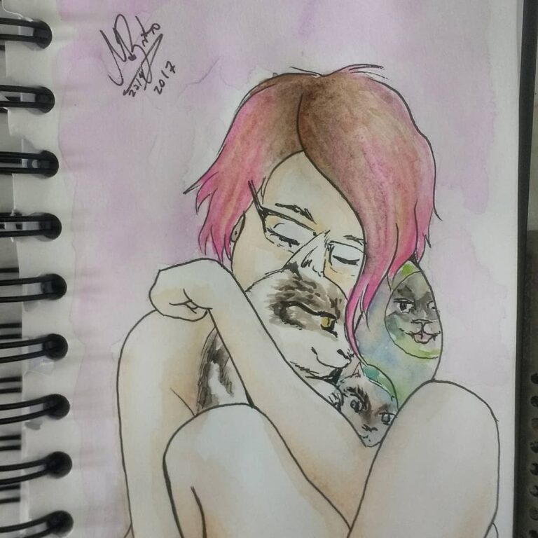 Old drawing because today I’m taking sometime to relax, but I’d