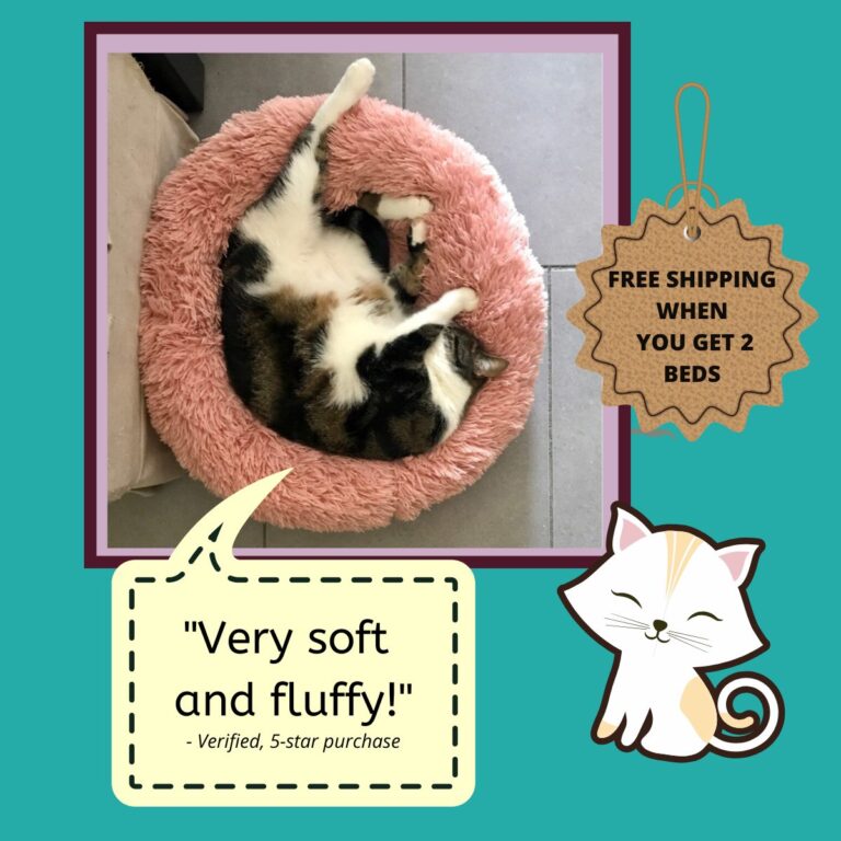 Restocked our famous Marshmallow Cat Beds!