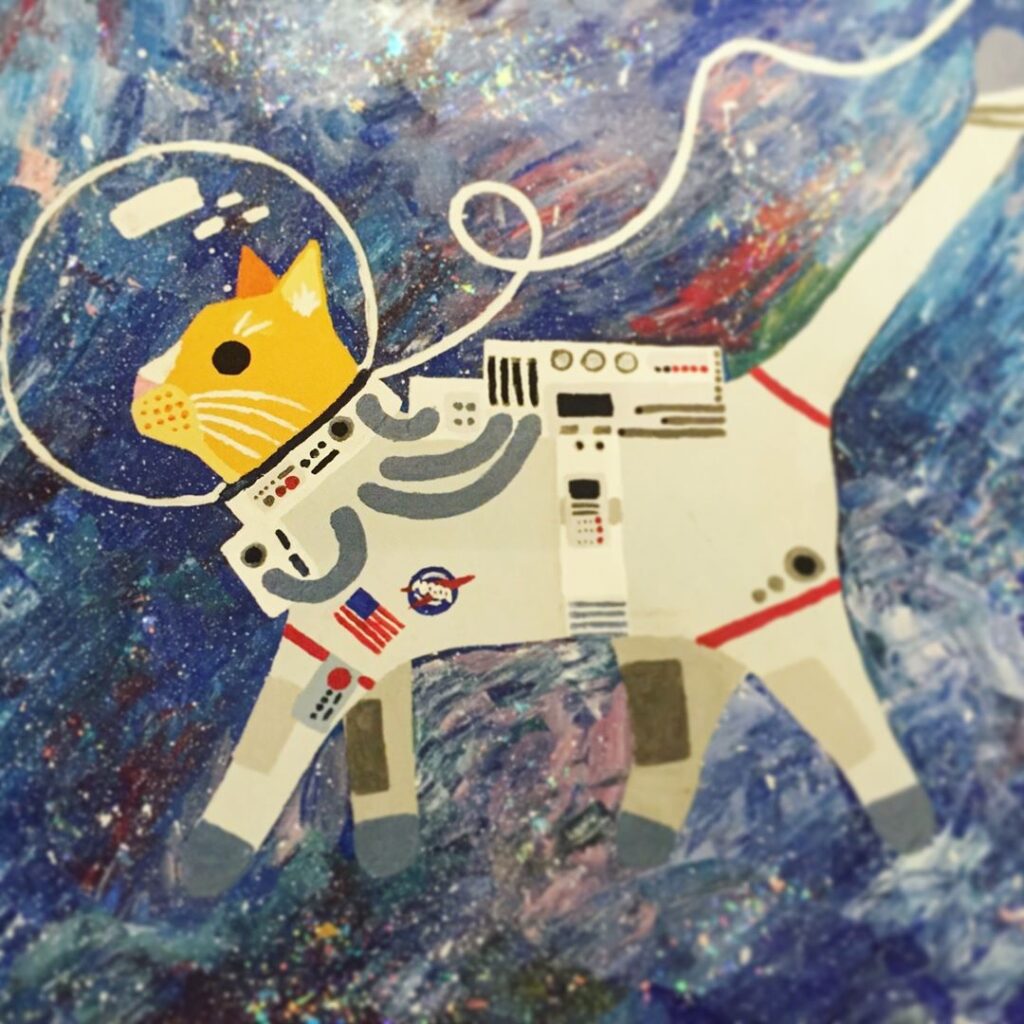 Space cat! It’s a space cat!