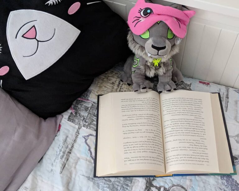 Kids do the strangest things LOL . enjoying a good book