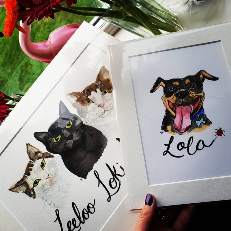 January means I can start sharing a few of the Christmas commissions