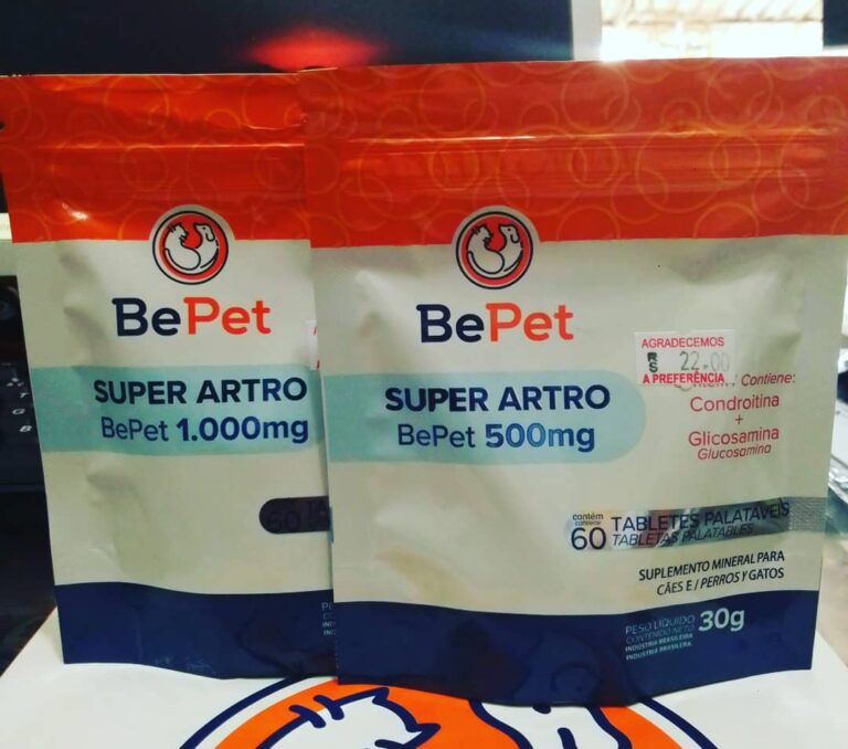 Super Artro BePet. Suplemento contendo condroitina e glicosamina para