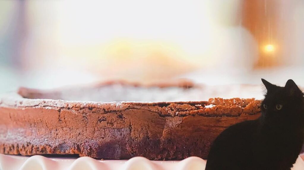 Vader wants to bake a flourless chocolate cake today.