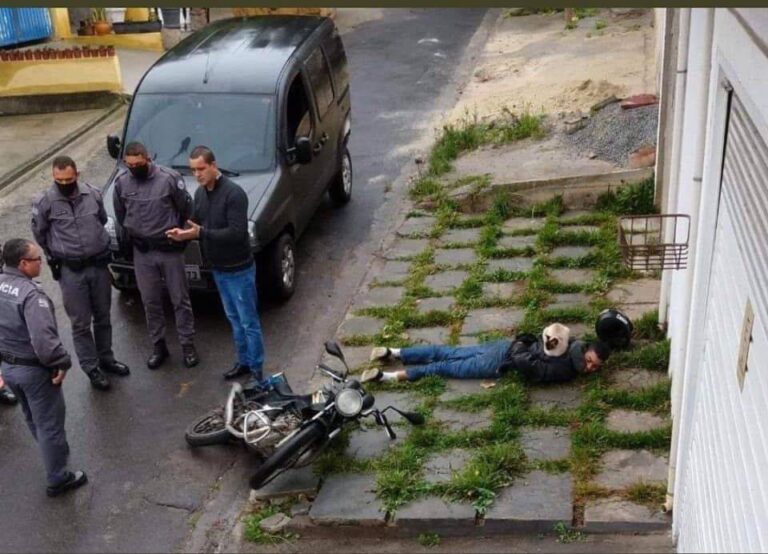 Can you imagine being detained, and a cat just sits on you as you're laying ther