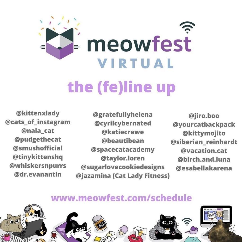 @meowfestival Virtual launches TOMORROW! General Admission tickets