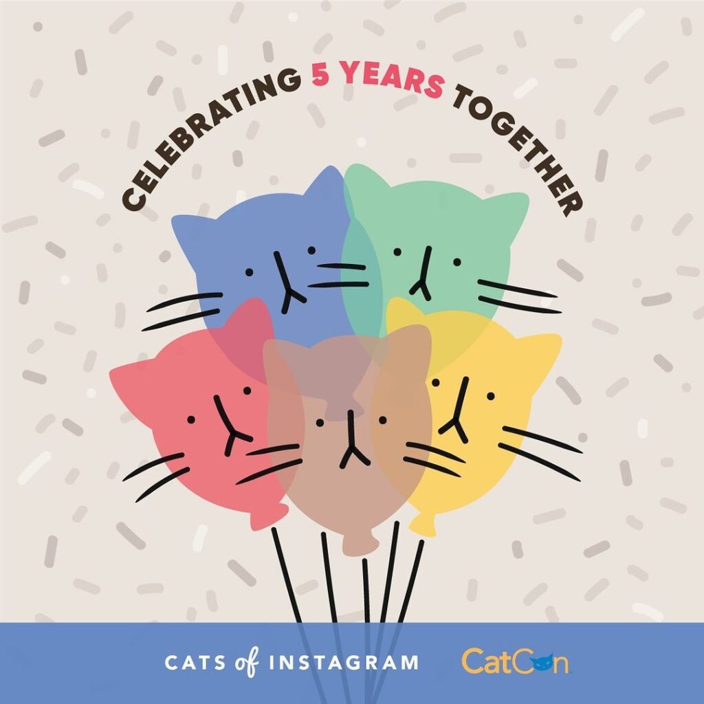 To celebrate CatCon’s 5th year (and our 5th year being there), we’ve