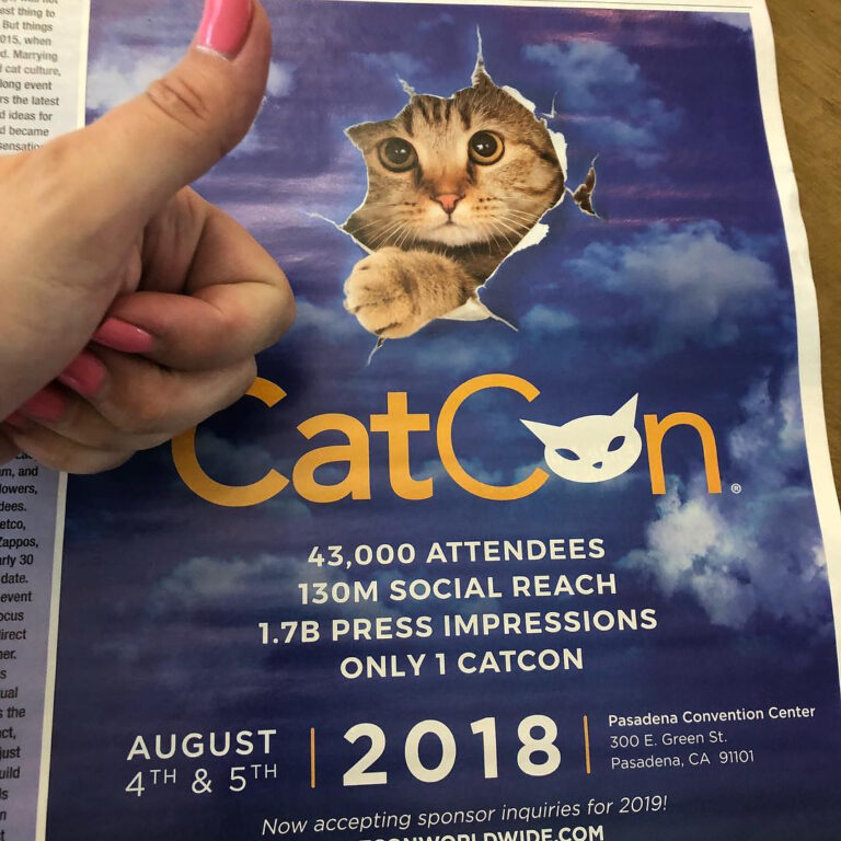 Hope everybody is ready for CatCon (@catconworldwide) this weekend!!