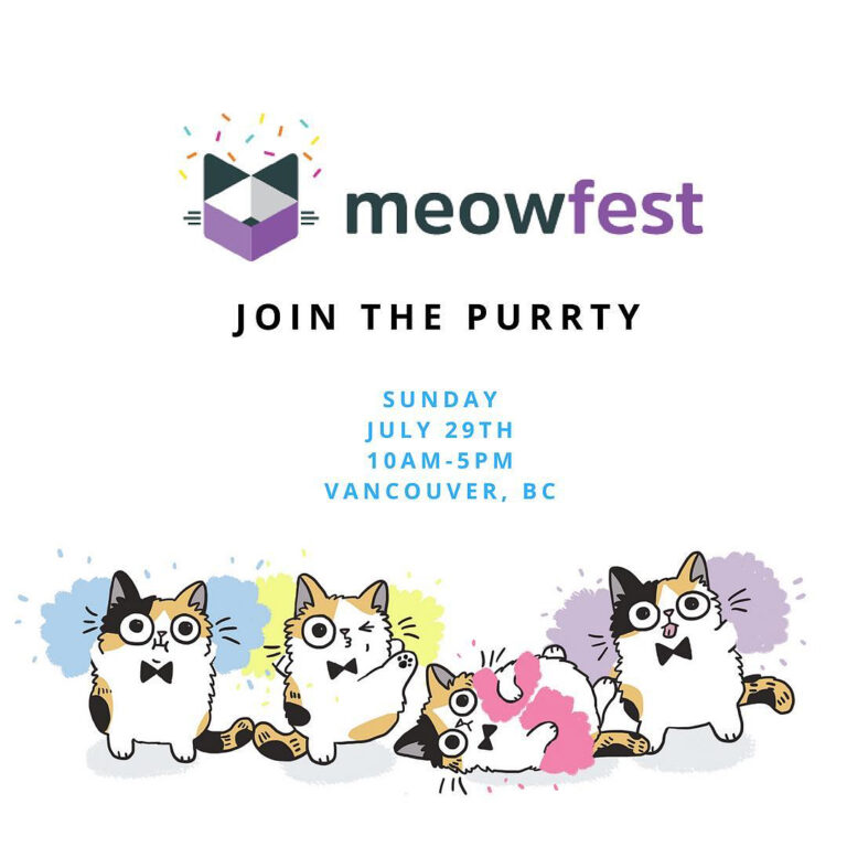 It’s officially summer time & @meowfestival is right around the