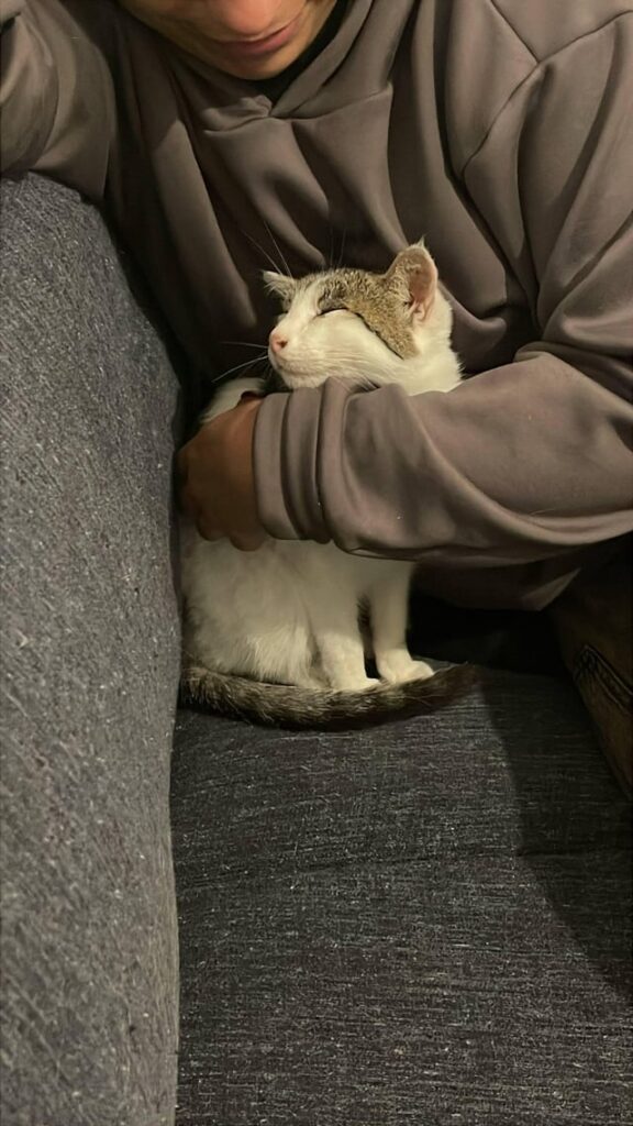 I remember when my friend brought me this rescued 4-month-old baby